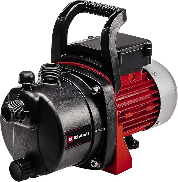 Pompe de jardin Einhell GC-GP 6538 avec raccords filetés R1 pouce et poignée de portage