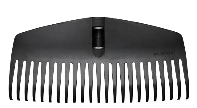 Tête de balai à feuilles en plastique noir sans manche