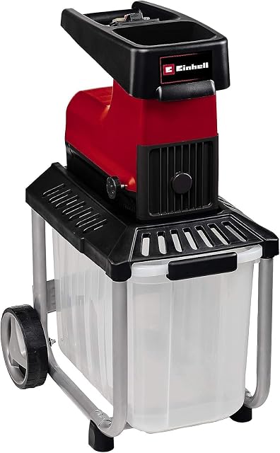 Broyeur silencieux à rouleau Einhell GC-RS 60 CB avec bac de ramassage transparent de 60 litres