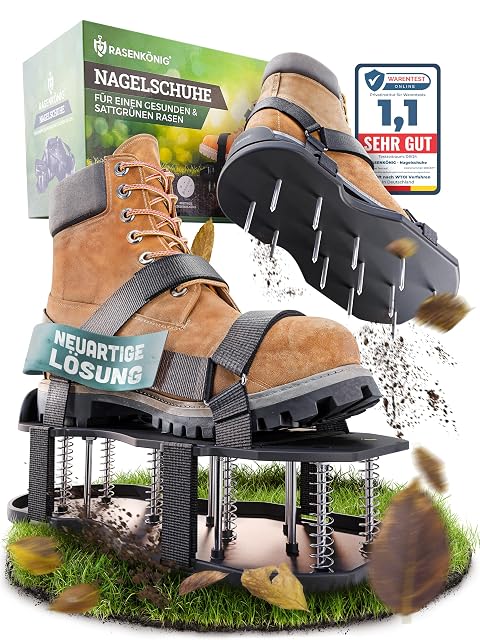 Chaussures aératrices à pointes prémontées avec sangles auto-agrippantes