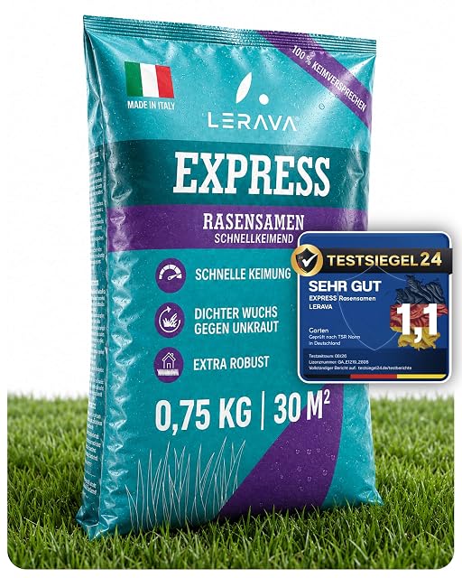 Sachet de semence à gazon à germination rapide pour trente mètres carrés