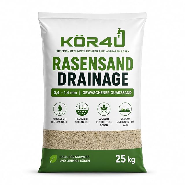 Sac de 25 kg de sable de quartz lavé pour gazon