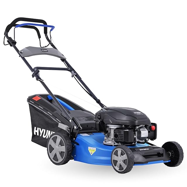 Tondeuse thermique HYUNDAI LM4622G avec carter métallique thermolaqué de 46 cm