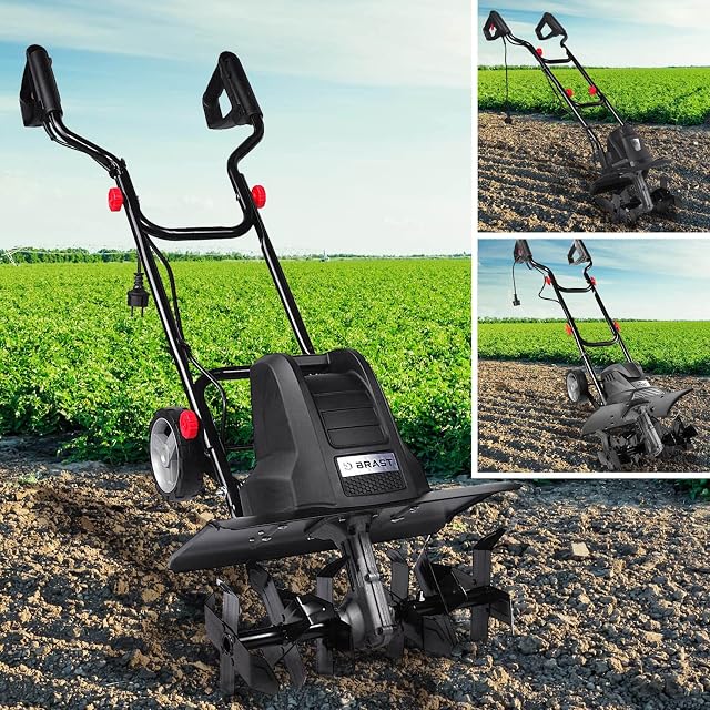Motobineuse électrique BRAST BRE-AF 1500 avec largeur de travail de 450 mm et 24 fraises